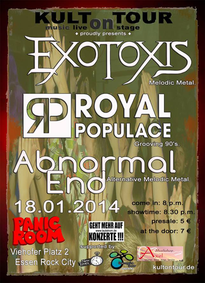 Exotoxis at Kult on Tour 2014